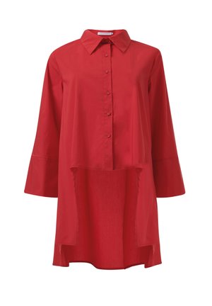 Leem ASYMMETRIC HEM - Overhemdblouse - red