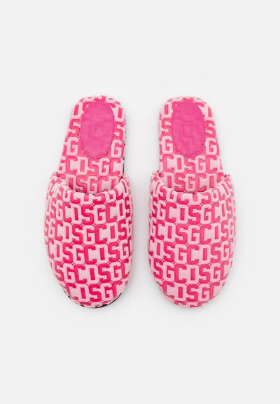 GCDS MONOGRAM UNISEX - Παντόφλες - fucsia