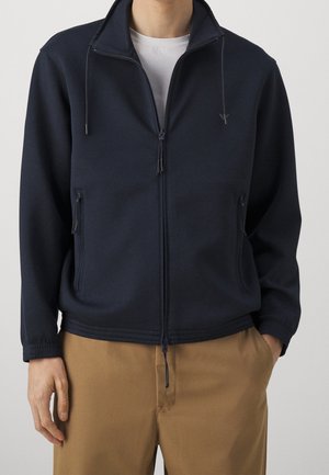 Sweater met rits - dark blue