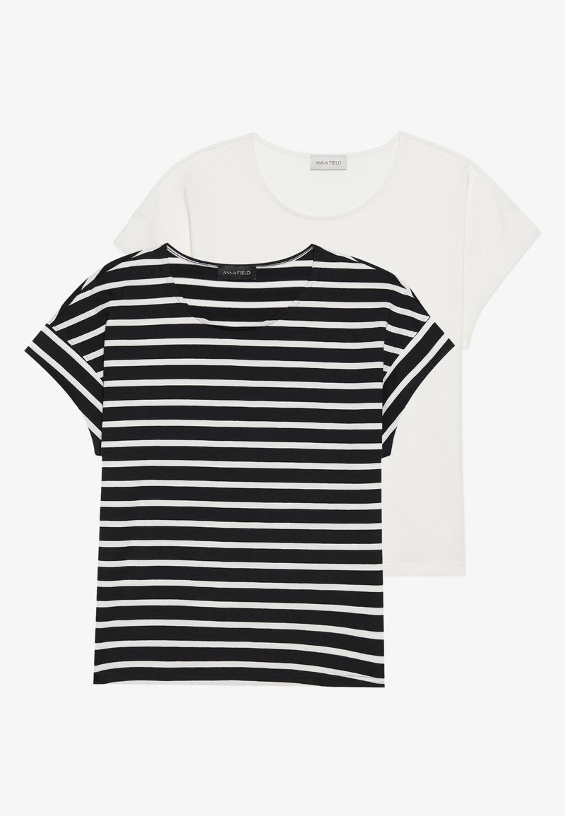 Anna Field T-shirt print zwart