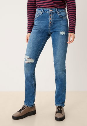 Jeans Straight Leg - blue stretched den