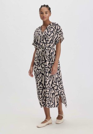 hessnatur MIDI OVERSIZE - Freizeitkleid - schwarz