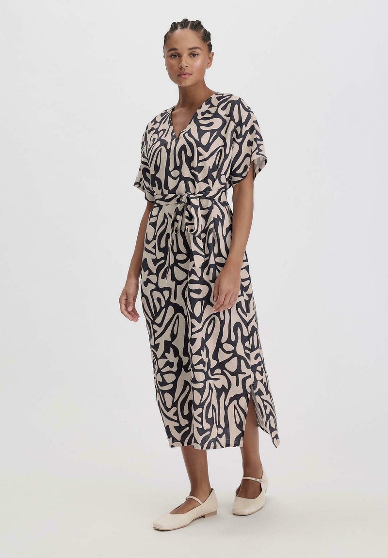 hessnatur MIDI OVERSIZE - Freizeitkleid - schwarz