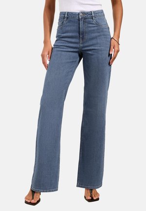 Friends Like These, PETITE FIT - WIDE LEG JEANS - Flared Jeans - mid wash