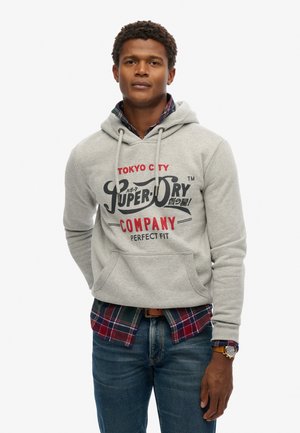 Superdry & Co Felpa con cappuccio - grey marl