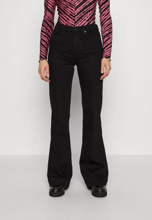 MODERN DOJO - Bootcut jeans - black