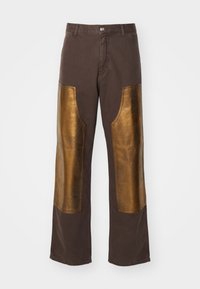 DOUBLE KNEE PANT - Relaxed fit jeans - dusty brown