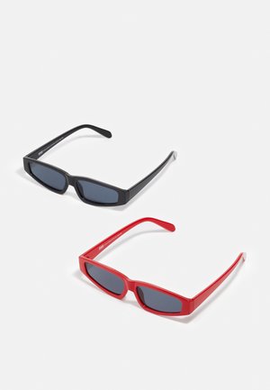 SUNGLASSES LEFKADA UNISEX 2 PACK - Lunettes de soleil - black/red