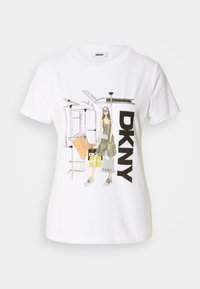 SUBWAY CONVERSATIONAL - T-shirts med print - white
