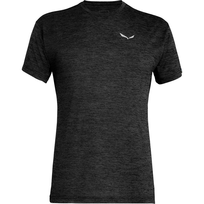 Salewa - PUEZ MELANGE DRY  - T-shirt con stampa - black out melange, Ingrandire