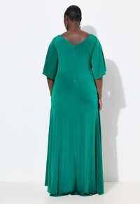 Ulla Popken DRAPED SILHOUETTE EVENING - Galajurk - moss green