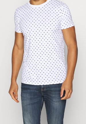 T-shirt med print - white