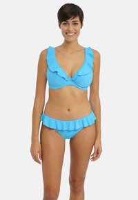 Freya - Bikiniyläosa - plain turquoise Pienoiskuva 1