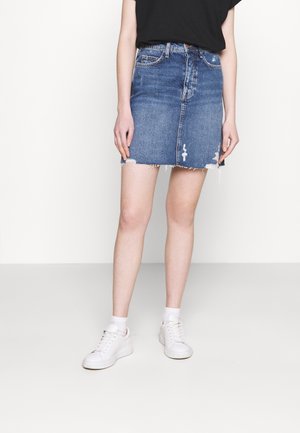 Denimová sukně - light-blue denim