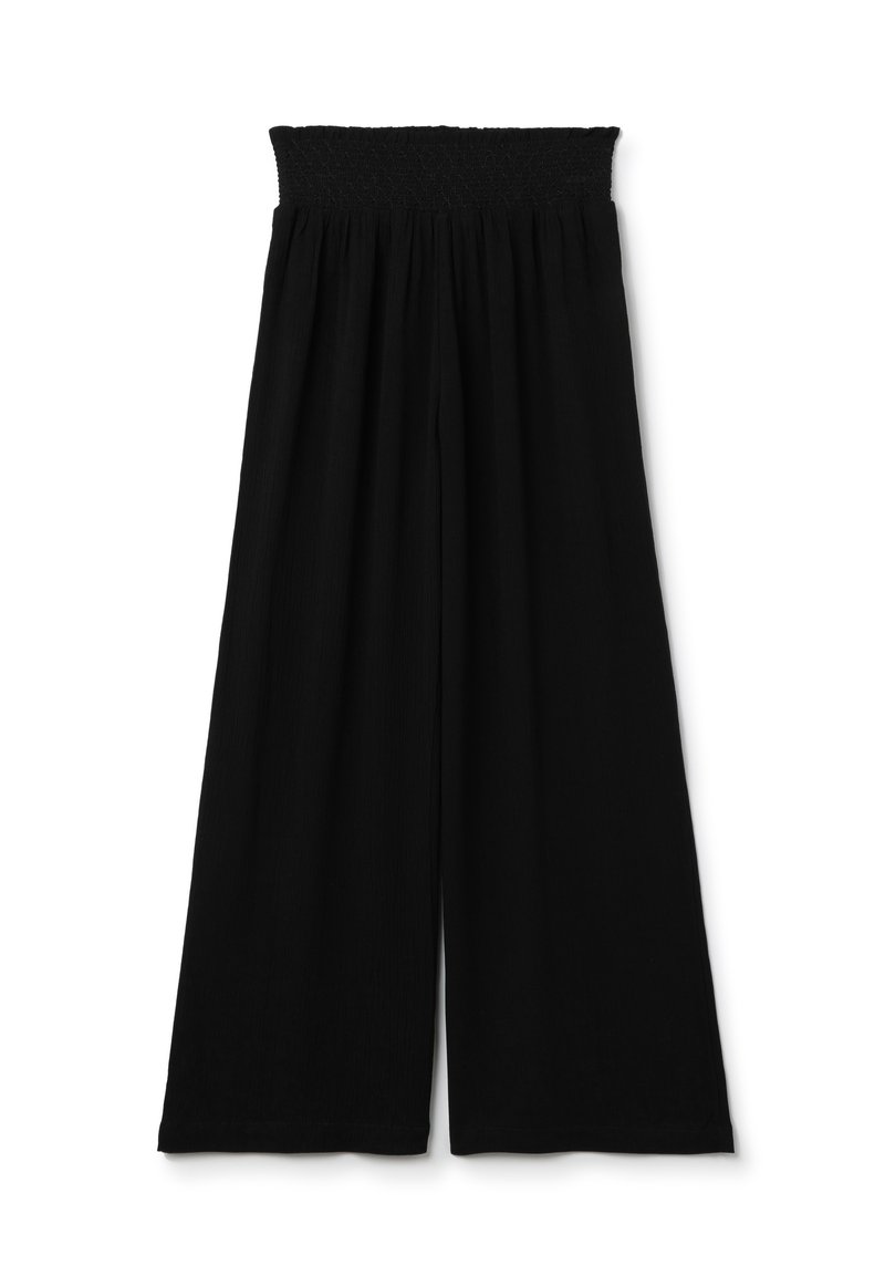 OVS WIDE LEG  - Pantalones - black