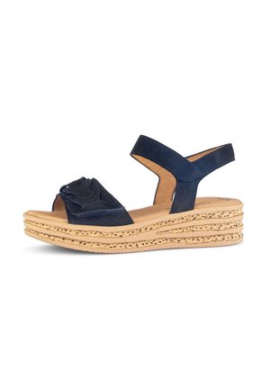 Wedge sandals - blau