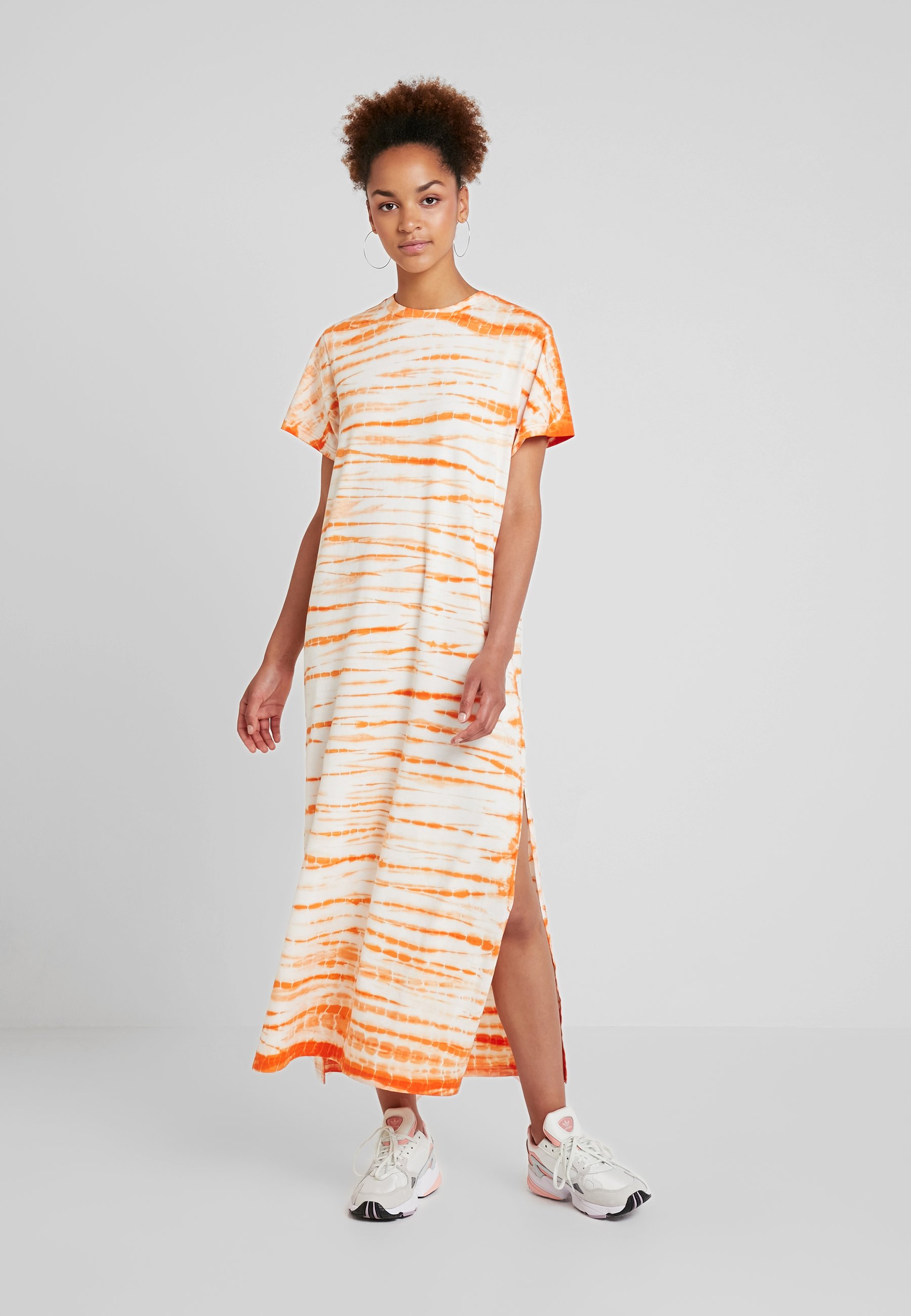 weekday orange dress