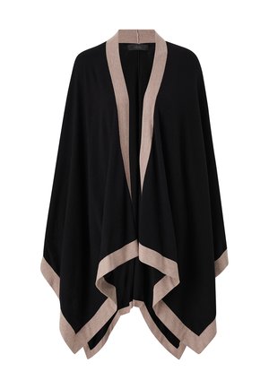 Ellos Collection Poncho - schwarz
