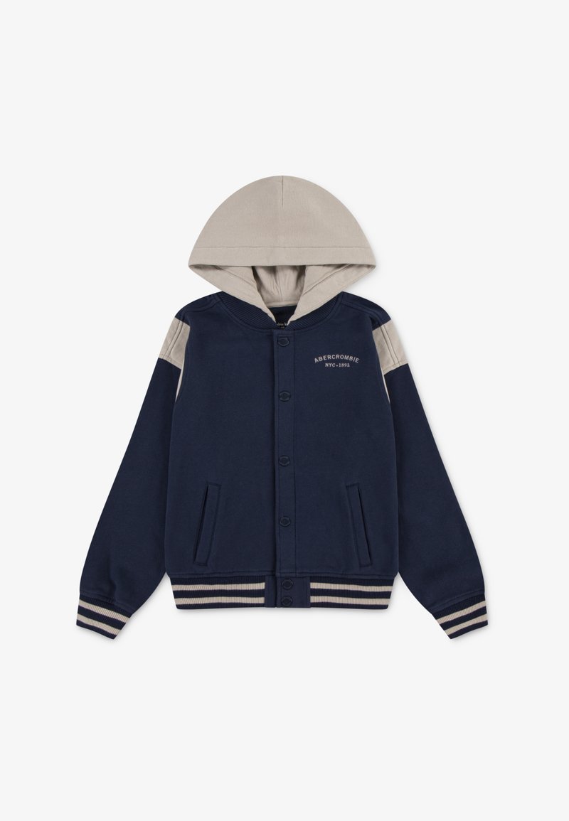 Abercrombie & Fitch HOODED - Sweatjakke - navy blazer