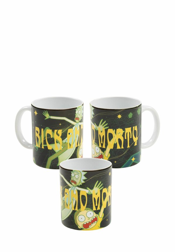 RICK AND MORTY TASSE-KAFFE PACK OF 3 - Trinkflasche - schwarz gelb