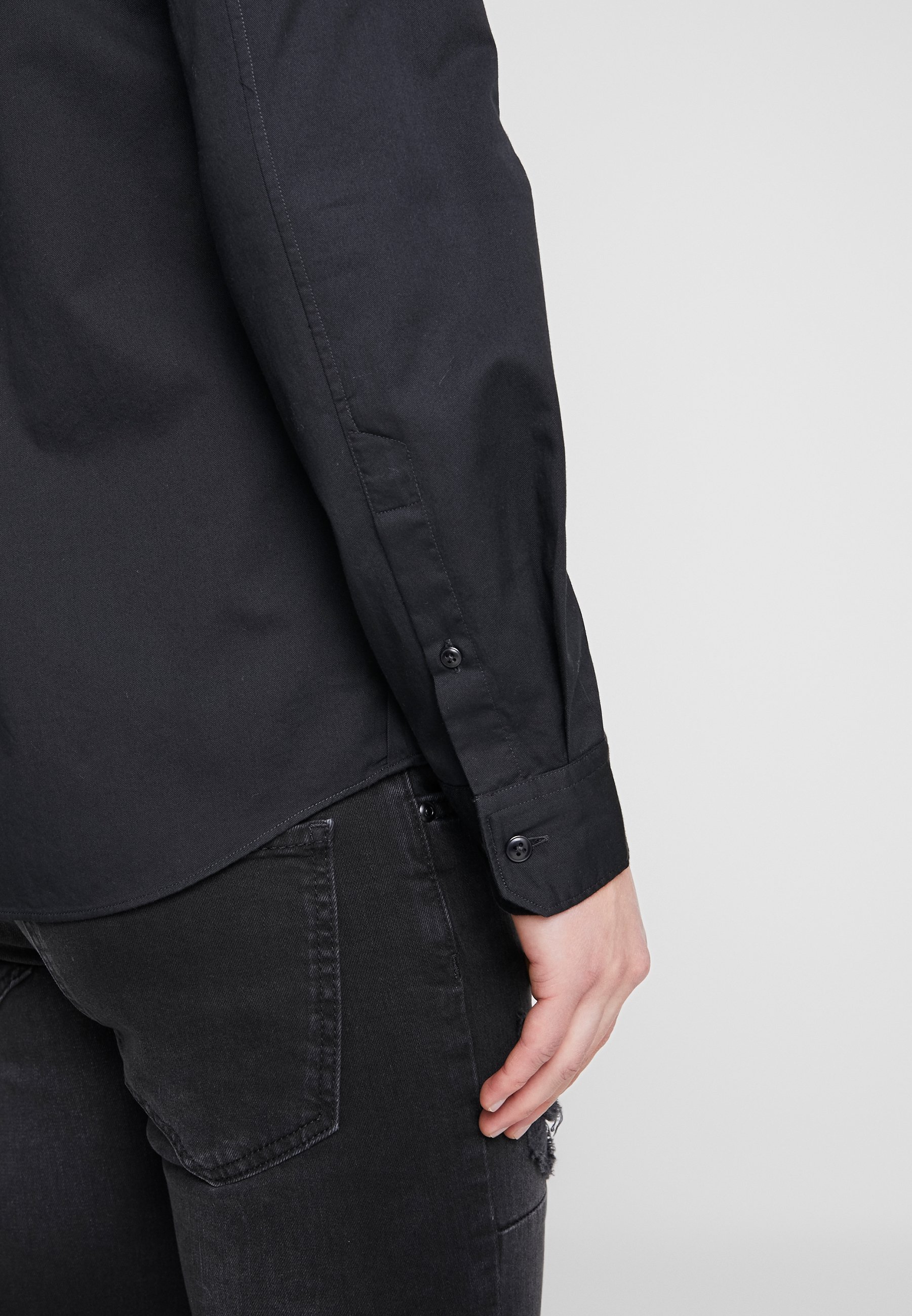 Junk De Luxe POCKET PRINT SHIRT Skjorte black Zalando.no Junk De Luxe Skjorte black Zalando.no