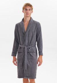 JBS - BATHROBE - Bademantel - grau Thumbnail-Bild 1