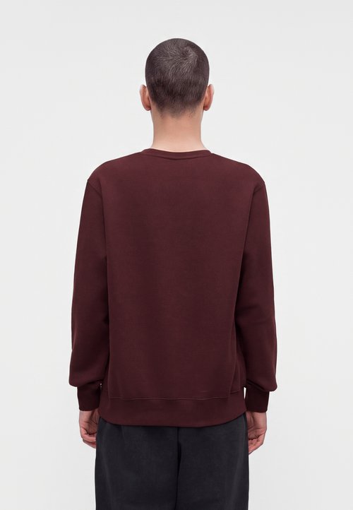 Nike CLUB CREW - Sweatshirt - burgundy crush/metallic gold-coloured — photo 3