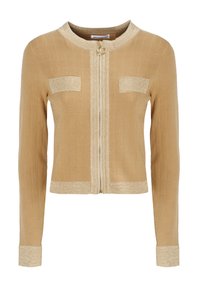 INFLUENCER FULL ZIP - Cardigan - camel