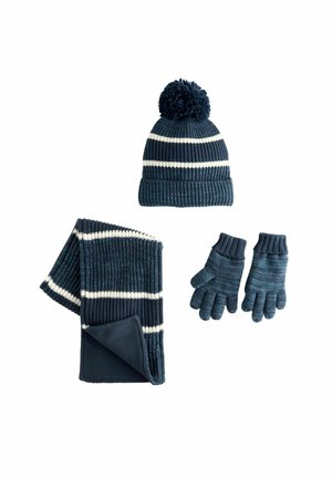 REGULAR FIT SET 3 PIECE - Sõrmkindad - blue white stripe