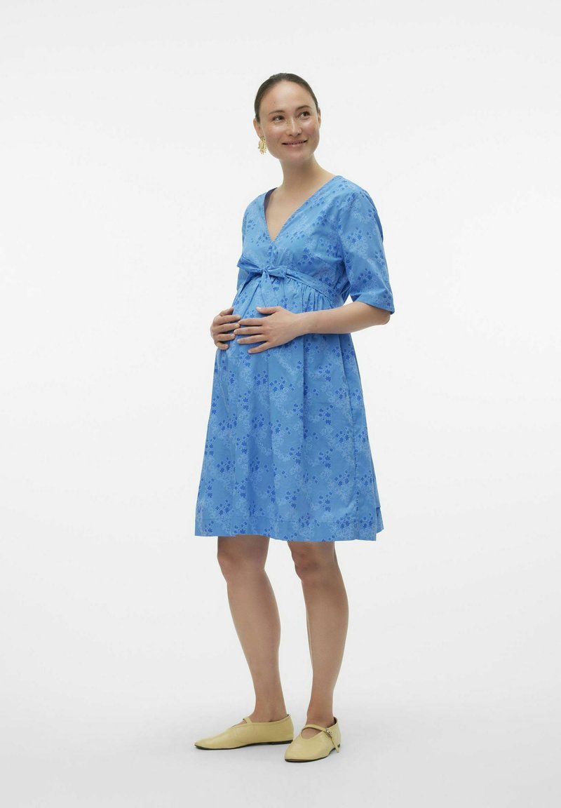 MAMALICIOUS UMSTANDS - Day dress - blue jasper