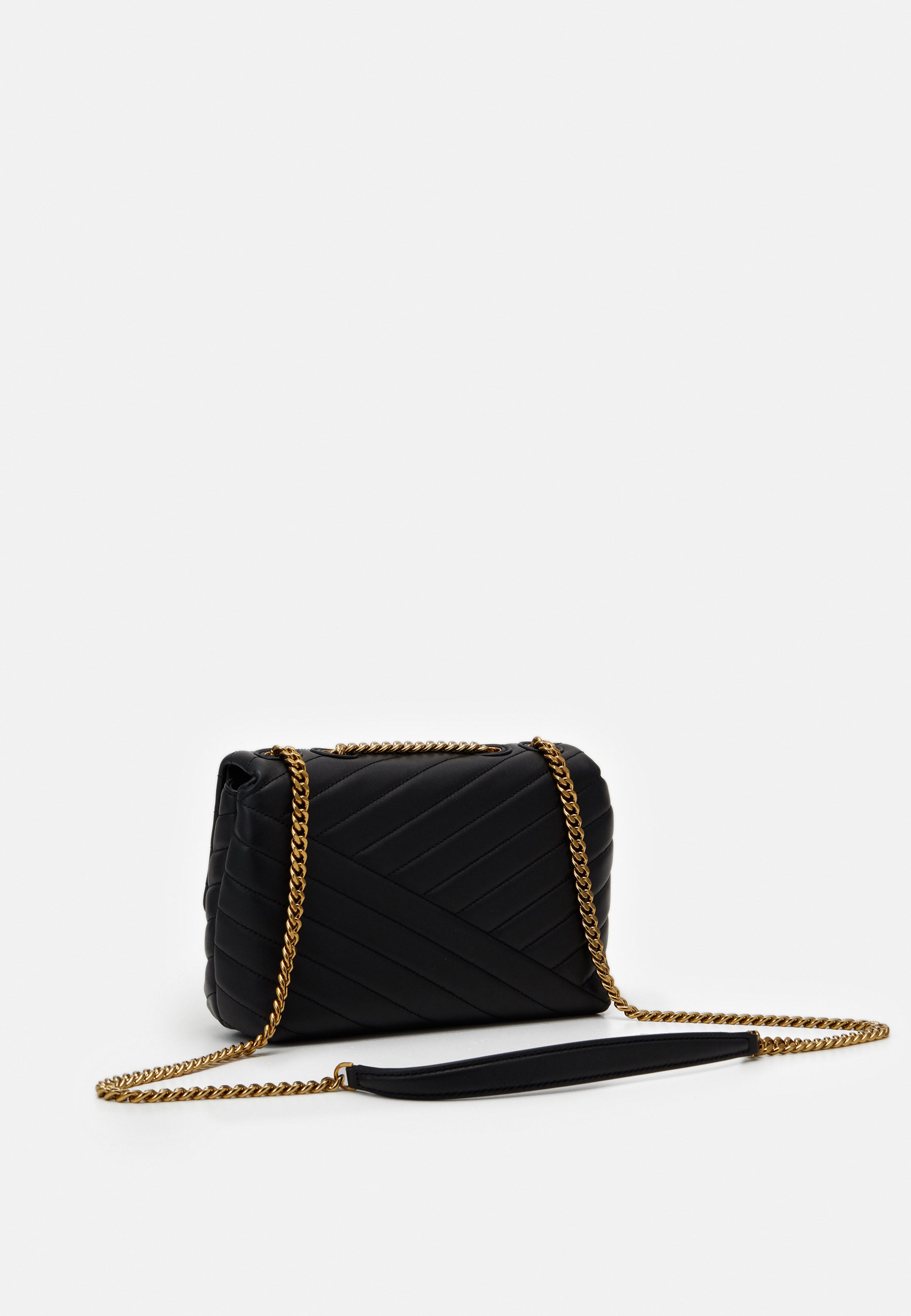 small black over the shoulder bag