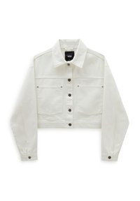 RAYNES CROP TRUCKER - Veste en jean - marshmallow