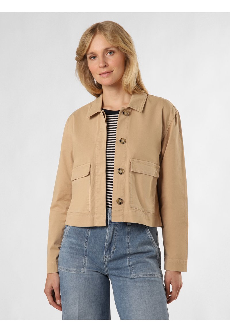 comma Summer jacket sandstein beige Zalando