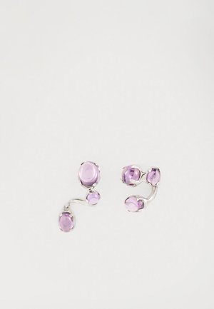 CLIMAX EAR UNISEX SET - Uhani - silver-coloured/purple