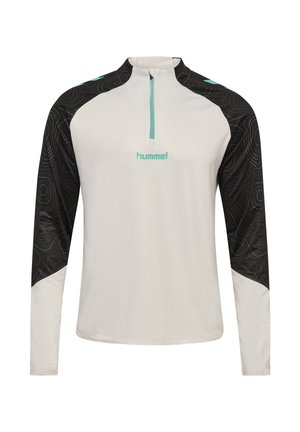 2.0 TRAINING HALF ZIP - T-shirt à manches longues - vaporous gray pool blue