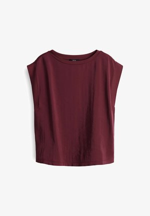 OPUS, BOXY FIT - T-shirt basic - cassis