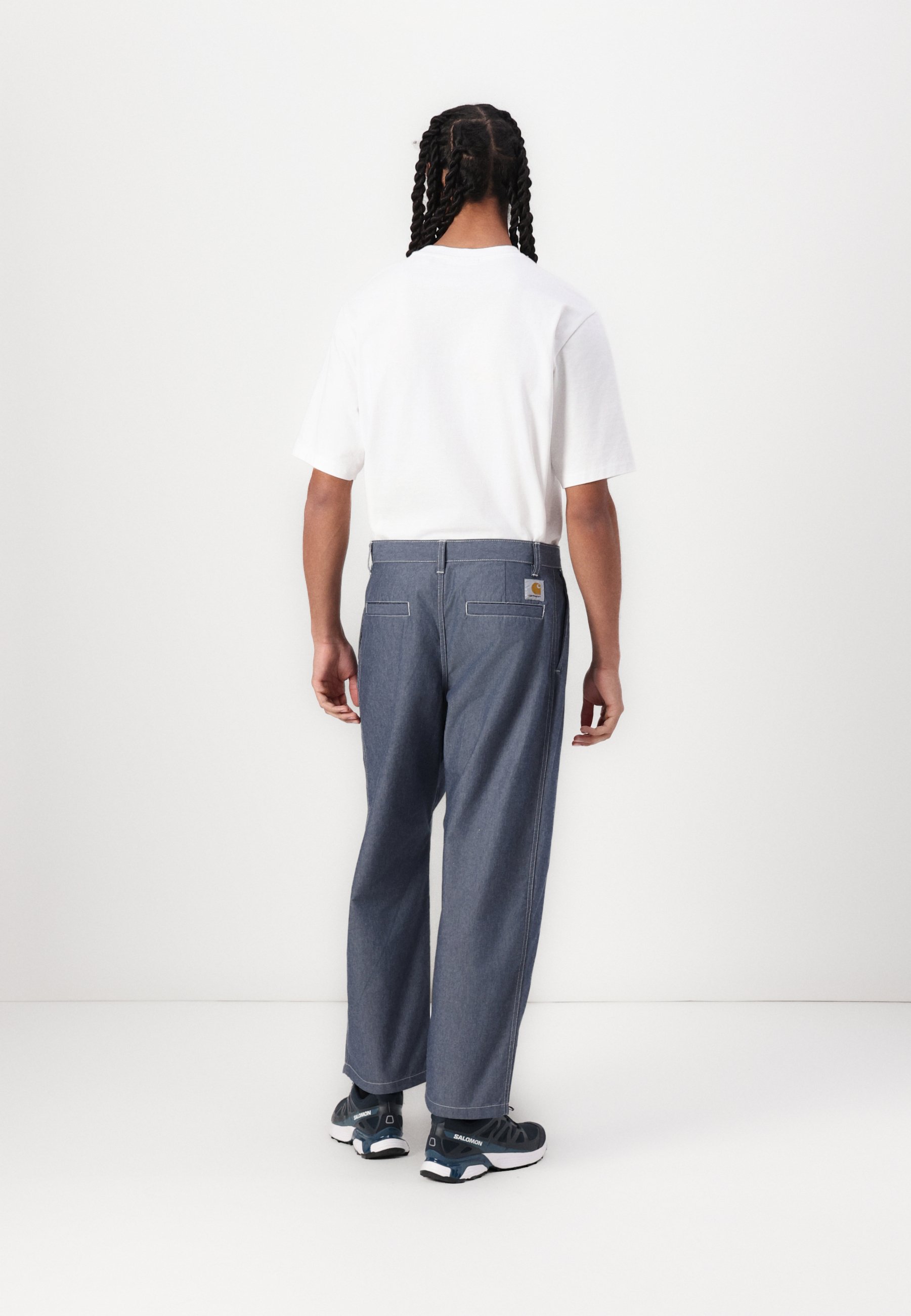 Carhartt WIP BLAKE PANT - Trousers - blue rinsed/dark blue denim