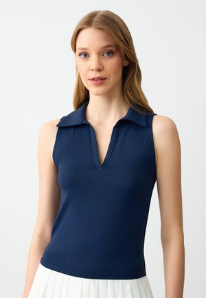Jimmy Key SLEEVELESS - Polo shirt - dark blue