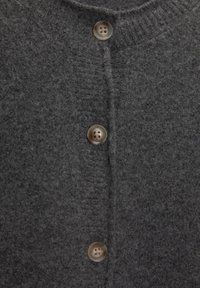 PULL&BEAR BUTTONED - Gilet - dark grey