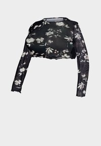 Niewybrane, black aop:cloud dancer flowers