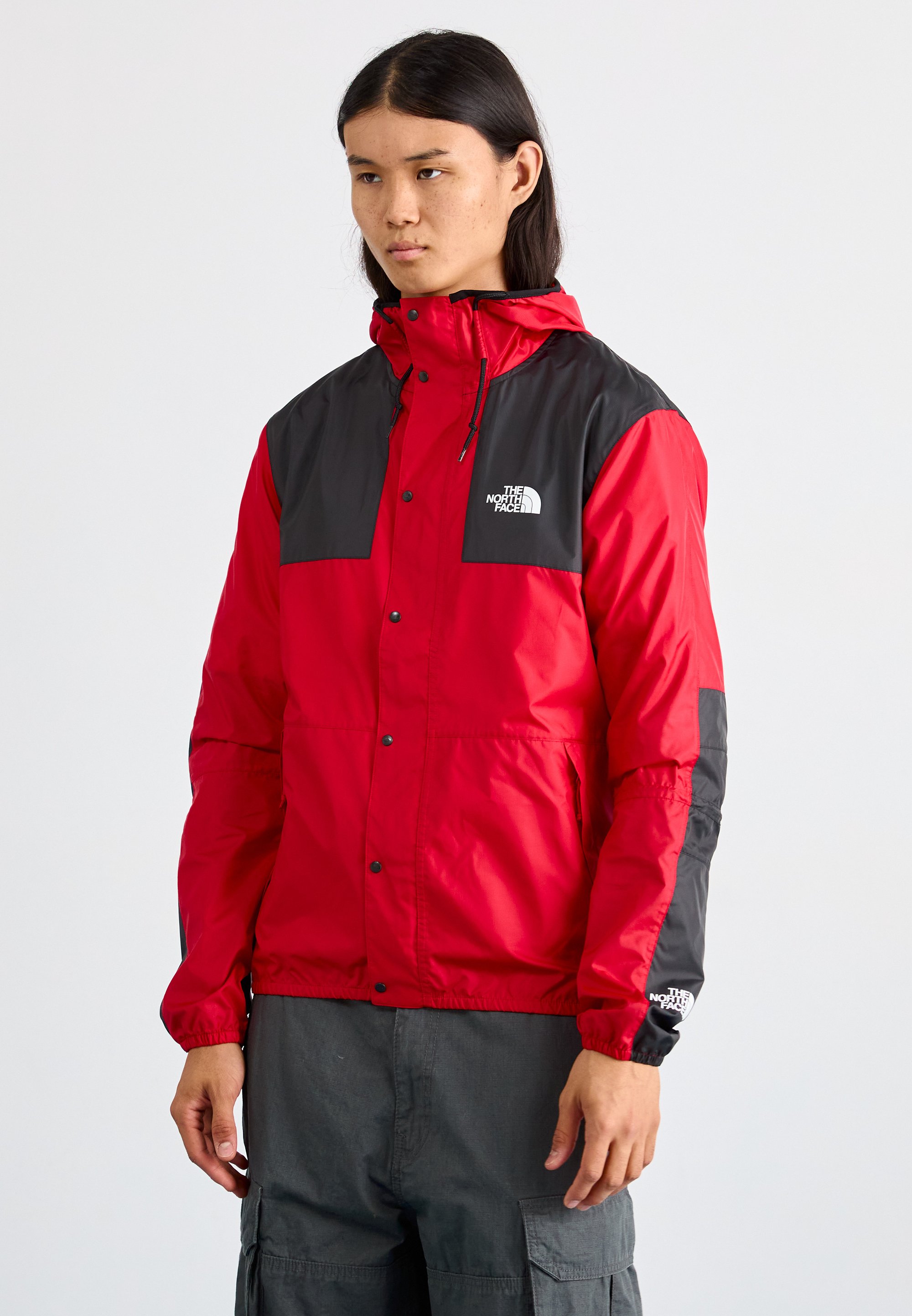 The North Face SEASONAL MOUNTAIN - Waterproof jacket - red/black  