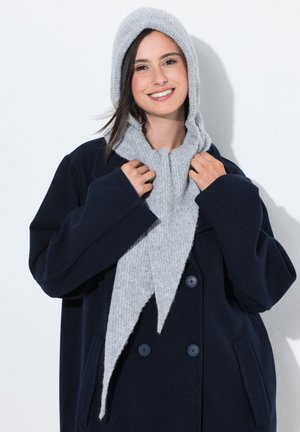 Ulla Popken, SCHAL-MÜTZE, 2-IN-1-MODELL - Mütze - dark mottled grey