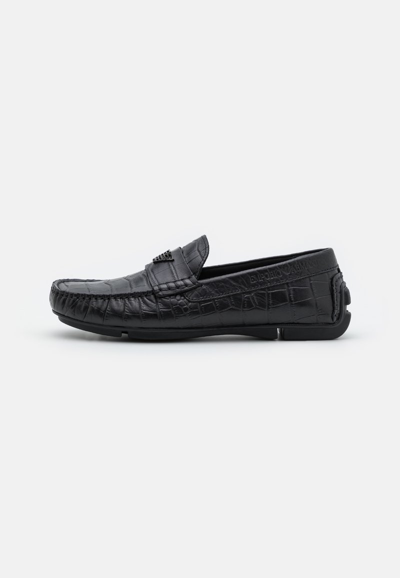 Herren Slipper | Emporio Armani Slipper black/schwarz - XJ17390 Herren Slipper | Emporio Armani Slipper black/schwarz - XJ17390