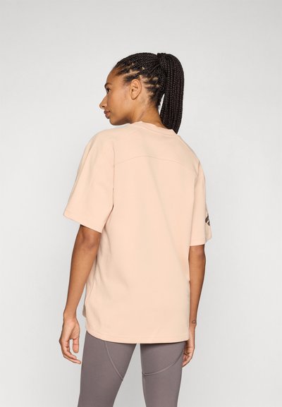 adidas by Stella McCartney LOGO TEE - Marškinėliai su spaudiniu - soft powder
