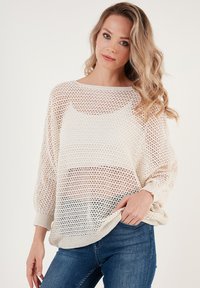 LELA Pulover - ecru