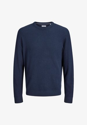 Jack & Jones, JJERYDER KNIT CREW NECK NOOS - Strickpullover - navy blazer