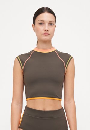THE CONTOUR TEE - Bikini top - peaches