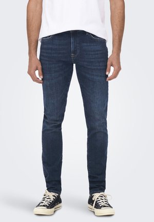 ONSLOOM - Slim fit jeans - dark blue denim