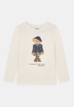 BEAR TEE - Top s dlouhým rukávem - deckwash white