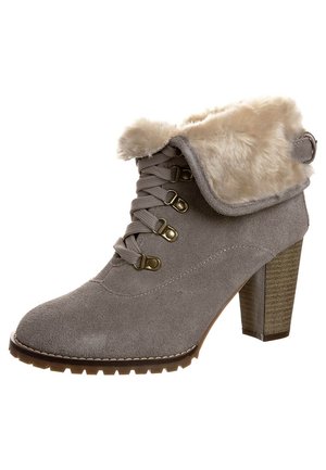 Snørestøvletter - taupe